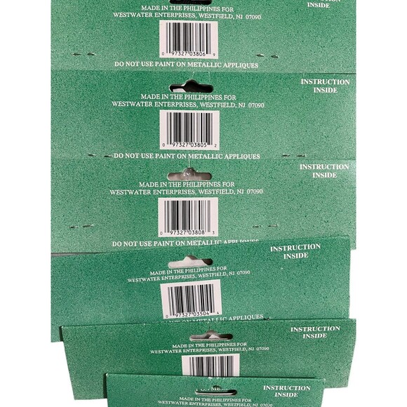 Vintage Christmas IRON-ON APPLIQUE Lot x6 Horses Candle Bells UGLY SWEATER DIY - Picture 8 of 9